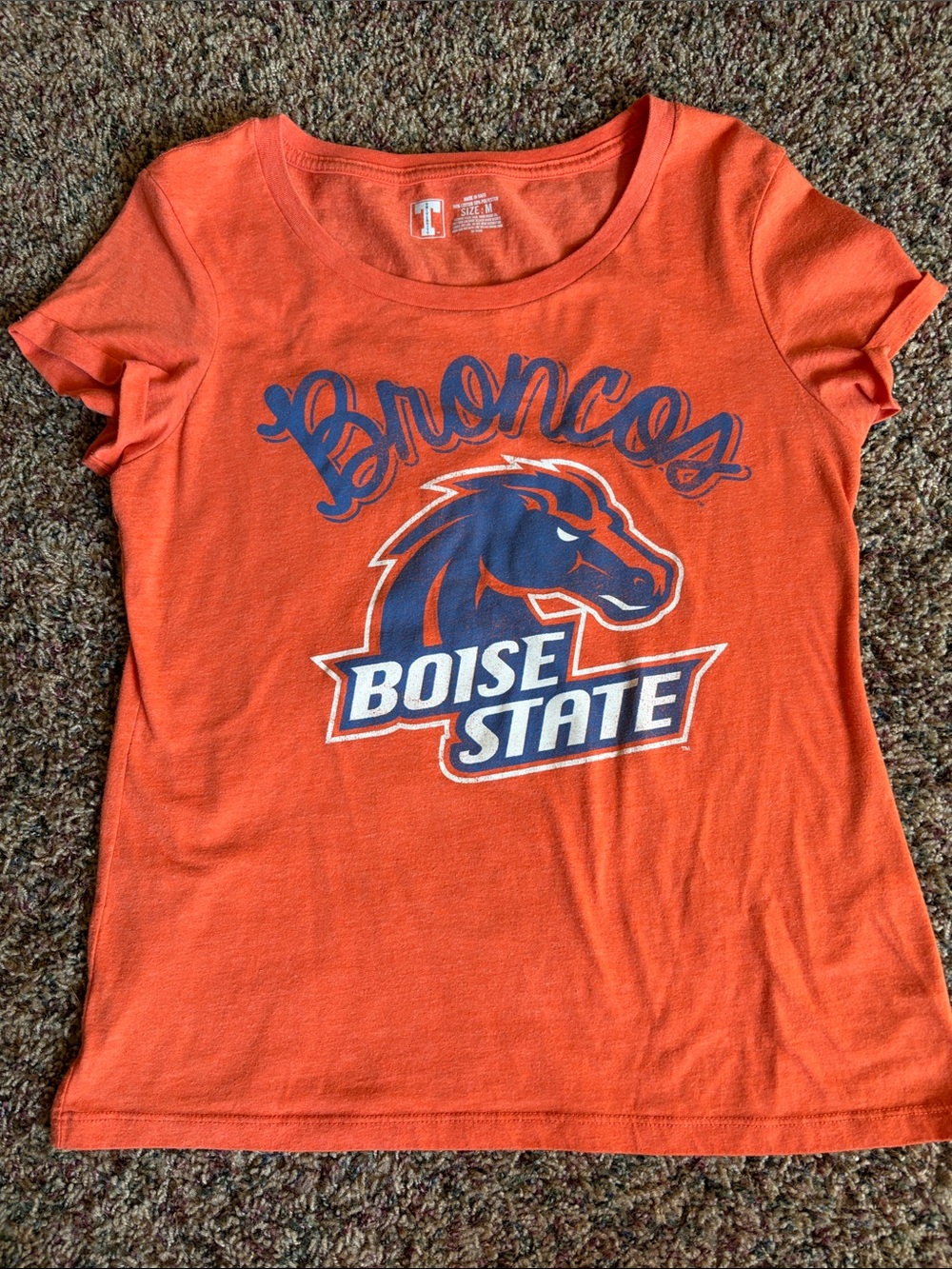 Boise State Broncos Orange Short Sleeve Tee
